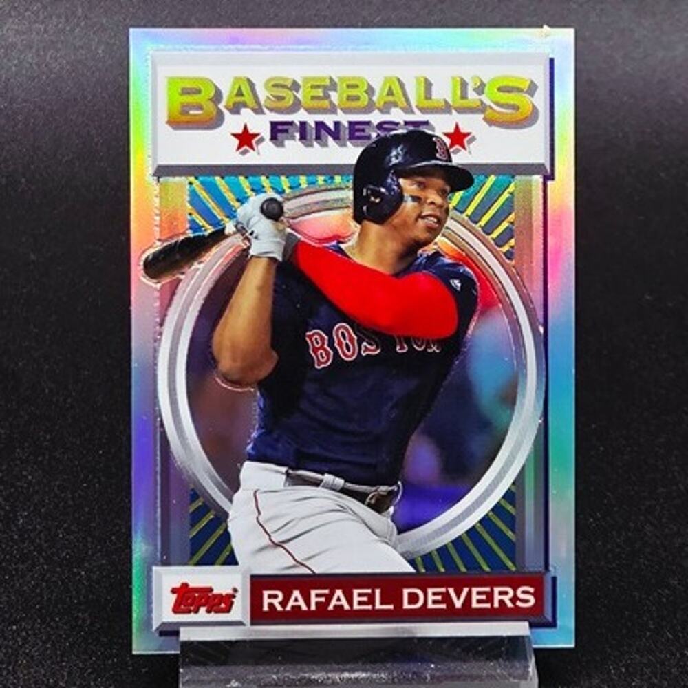 Rafael Devers Finest Flashbacks Refractor San Francisco Giants Star